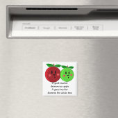 Großes Apple-Design für Lehrer Magnet (In Situ (Geschirrspüler))