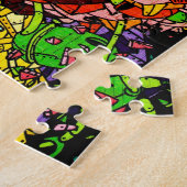 Großes Apple Greeter - NYC Graffitipuzzlespiel Puzzle (Seite)