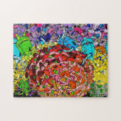 Großes Apple Greeter - NYC Graffitipuzzlespiel Puzzle (Horizontal)