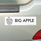 GROSSES APPLE - NEW YORK durch NICHOLAS Autoaufkleber (Auf Auto)