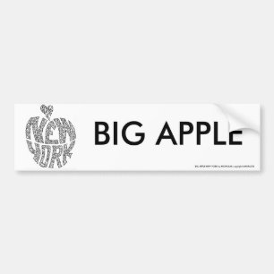GROSSES APPLE - NEW YORK durch NICHOLAS Autoaufkleber