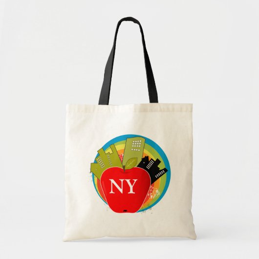 Großes Apple - New York Tragetasche (Vorne)