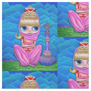 Großes Augegenie-Puppen-Bauchtänzerin-Mädchen i Stoff