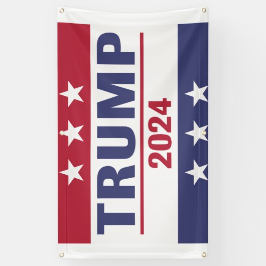 Großes Außenbanner Trump 2024 Banner (Vertikal)