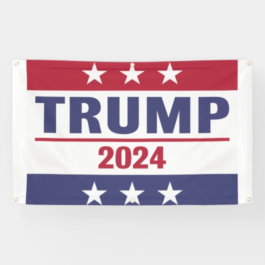 Großes Außenbanner Trump 2024 Banner (Horizontal)