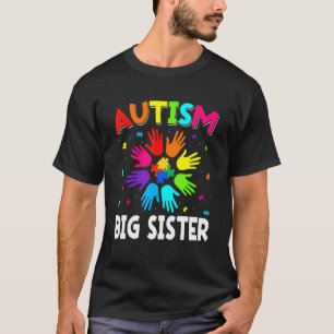 Großes Autismus-Bewusstsein Schwester Familienunte T-Shirt