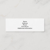 Großes Bandaid Rosa der medizinischen Mini Visitenkarte (Rückseite)