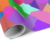 Grosses Bandpapier Geschenkpapier (Rolleneckpunkt)