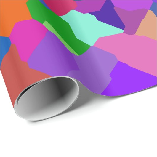 Grosses Bandpapier Geschenkpapier (Rolleneckpunkt)