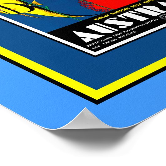 Großes Barrier Reef Poster (Ecke)