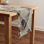 Großes Basset Hound Kurzer Tischläufer (Beispiel)