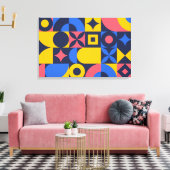 Großes Bauhaus Art Canvas Print 12 - Größe anpassb Leinwanddruck (Insitu (Wohnzimmer))