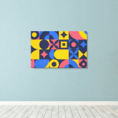 Großes Bauhaus Art Canvas Print 12 - Größe anpassb Leinwanddruck (Insitu (Holzboden))