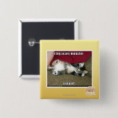 Großes beängstigendes Monster I Button (Vorne & Hinten)