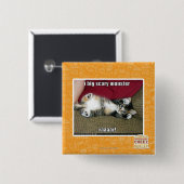 Großes beängstigendes Monster I Button (Vorne & Hinten)