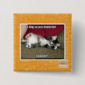 Großes beängstigendes Monster I Button (Vorderseite)