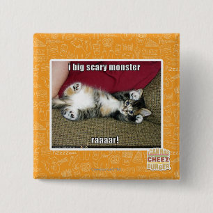Großes beängstigendes Monster I Button