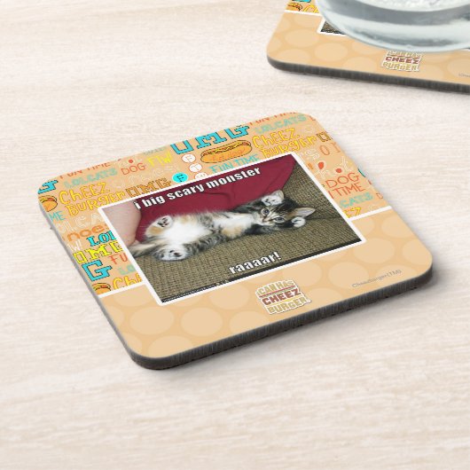 Großes beängstigendes Monster I Getränkeuntersetzer (Linke Seite)