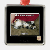 Großes beängstigendes Monster I Ornament Aus Metall (Vorne)