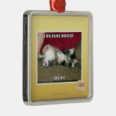 Großes beängstigendes Monster I Ornament Aus Metall (Rechts)