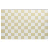 Großes, beiges Schachbrettmuster-Stoff Stoff (Fat Quarter (45,7 x 55,9 cm))