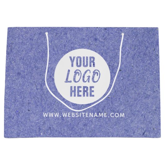 Großes benutzerdefiniertes Logo/Texteinkaufskraft Große Geschenktüte (Vorderseite)