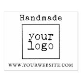 Großes Berufliches Logo mit Handschrift Gummistempel (Prägung)