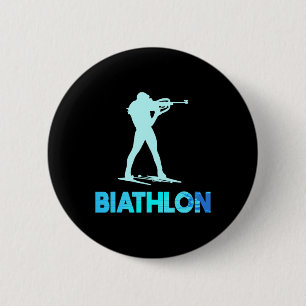 Grosses Biathlon Skidesign Langlaufen Button