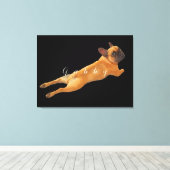 Großes Bild und Name des Hauses Leinwanddruck (Insitu (Holzboden))