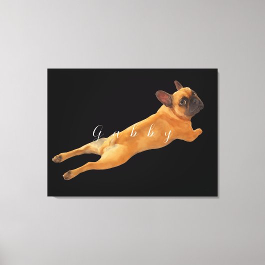 Großes Bild und Name des Hauses Leinwanddruck (Vorderseite)