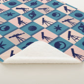 Großes Blanket-Teleskopmuster Sherpadecke (3/4)