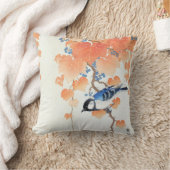 Großes Blatt auf der Plane-Zweigniederlassung - Oh Kissen (Decke)