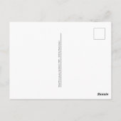 Großes Blatt auf der Plane-Zweigniederlassung - Oh Postkarte (Rückseite)