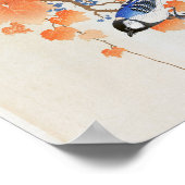 Großes Blatt auf der Planlownia-Zweigstelle Poster (Ecke)