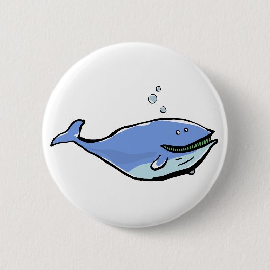 großes Blau Button (Vorderseite)
