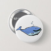 großes Blau Button (Vorne & Hinten)