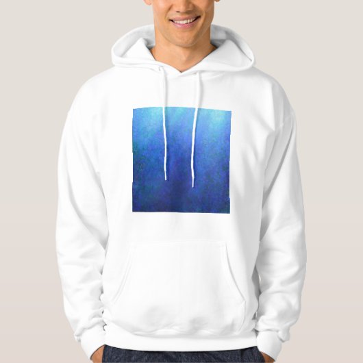 Großes Blau Hoodie (Vorderseite)