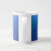 Großes Blau Jumbo-Tasse (Rückseite)
