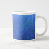 Großes Blau Jumbo-Tasse (Rechts)