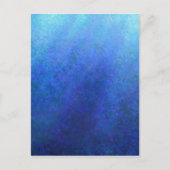 Großes Blau Postkarte (Vorderseite)