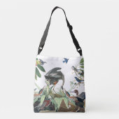 Großes Blau-Reiher-Drossel-Vögel Audubon Tasche (Rückseite)