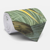 Großes Blau-Reiher-Vogel Audubon Tier-Krawatte Krawatte (Gerollt)