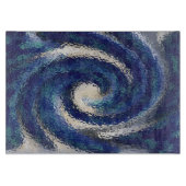 Großes Blau Schneidebrett (Vorderseite)