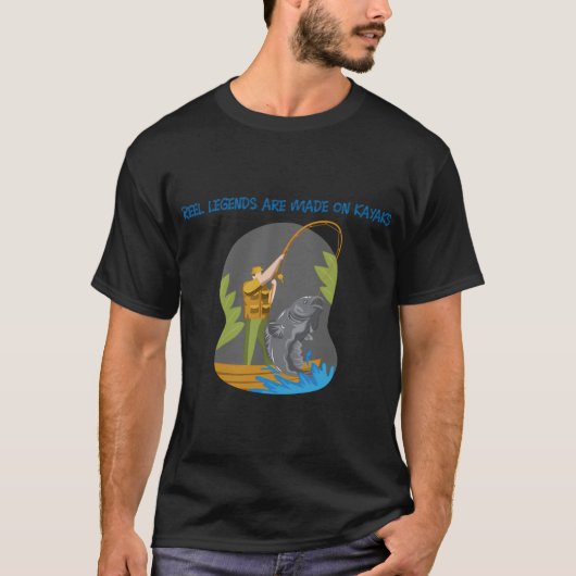 Großes Blau T-Shirt (Vorderseite)