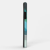 Großes blaues Blatt I Case-Mate iPhone Hülle (Hinten/Rechts)