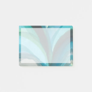 Großes blaues Blatt I Post-it Klebezettel