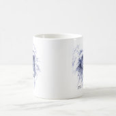 Großes blaues Sasquatch Kaffeetasse (Mittel)