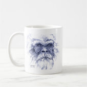 Großes blaues Sasquatch Kaffeetasse (Links)