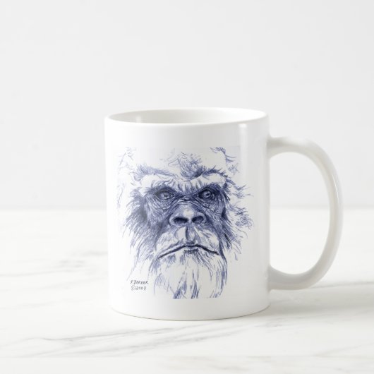 Großes blaues Sasquatch Kaffeetasse (Rechts)