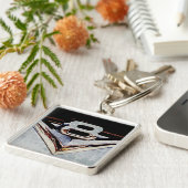 Großes Block-Emblem SchmutzV8 Schlüsselanhänger (Seite)